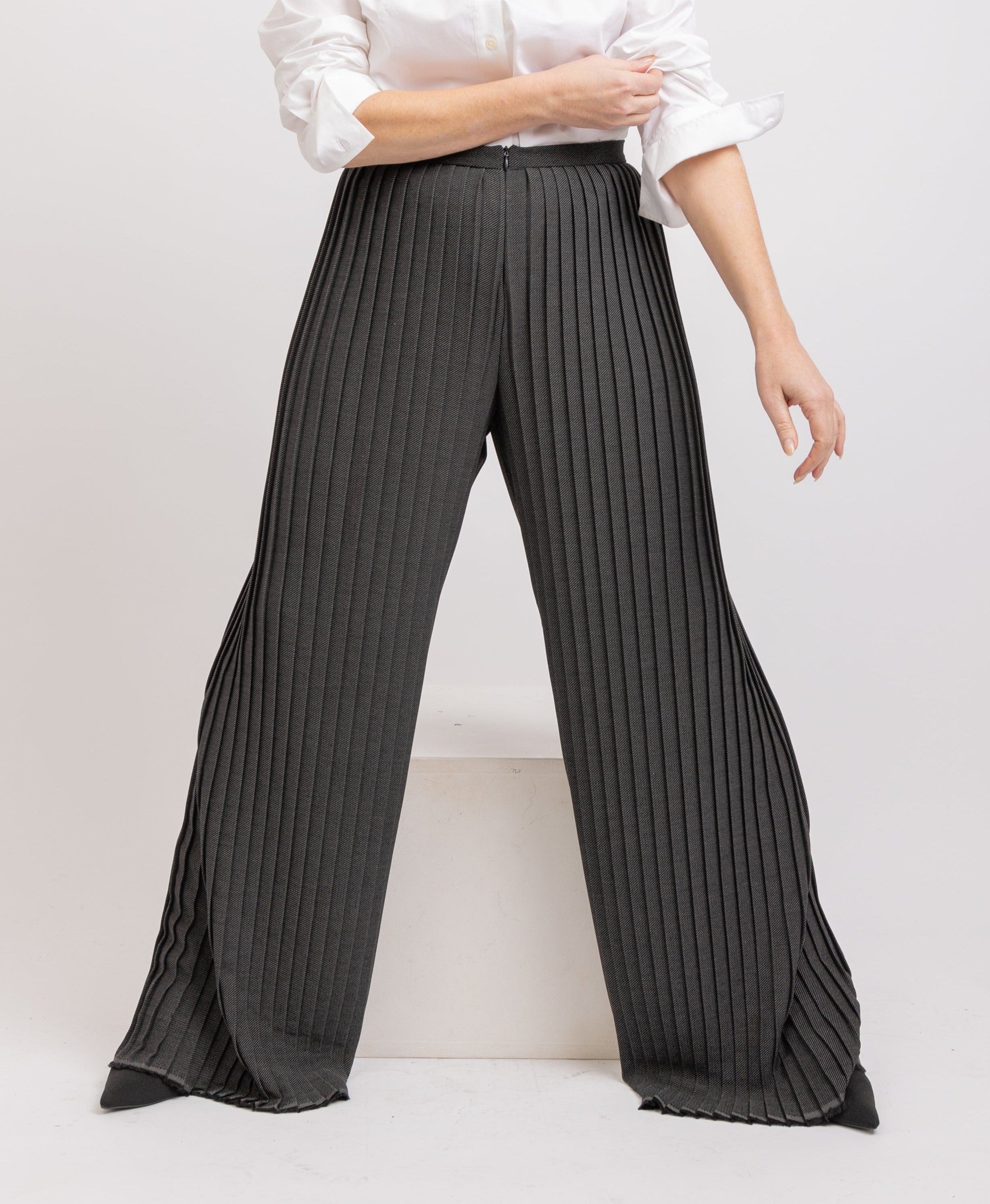 Mixed viscose pants