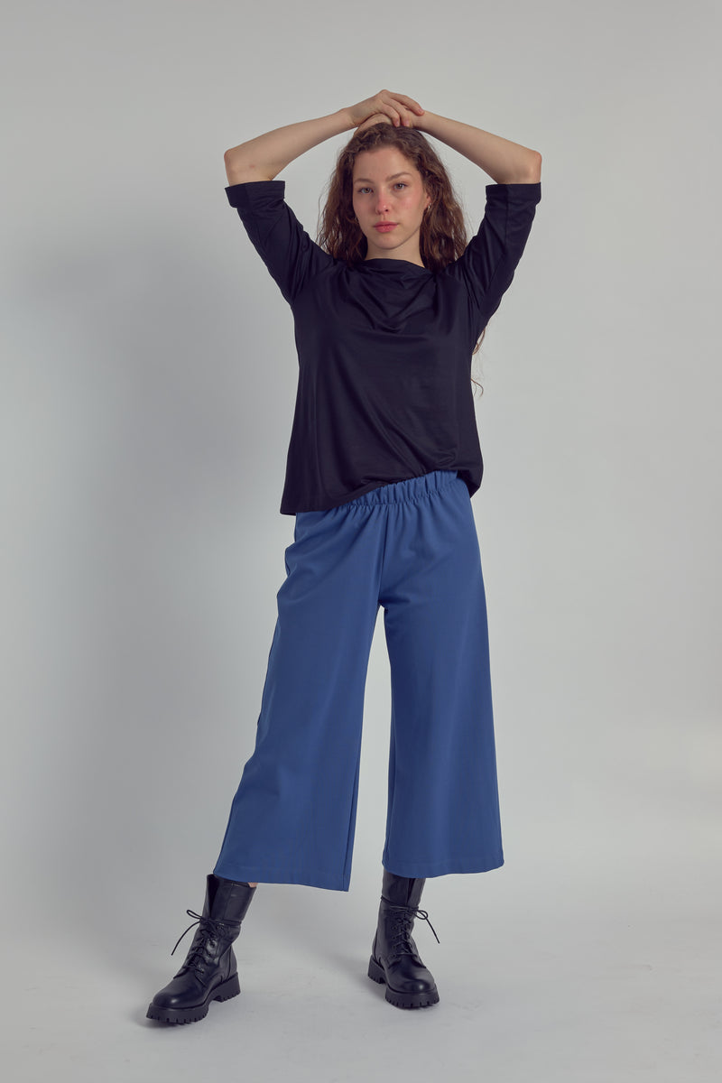 Ceres Culotte Trousers in Heavy Viscose-Jersey