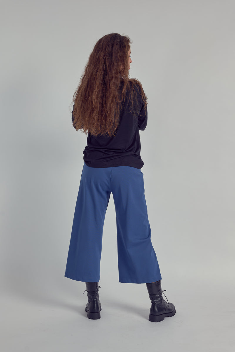 Ceres Culotte Trousers in Heavy Viscose-Jersey