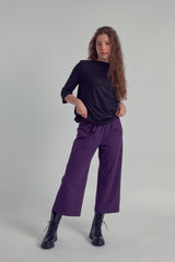 Ceres Culotte Trousers in Heavy Viscose-Jersey