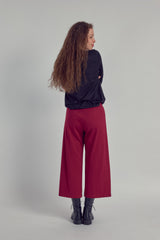 Ceres Culotte Trousers in Heavy Viscose-Jersey