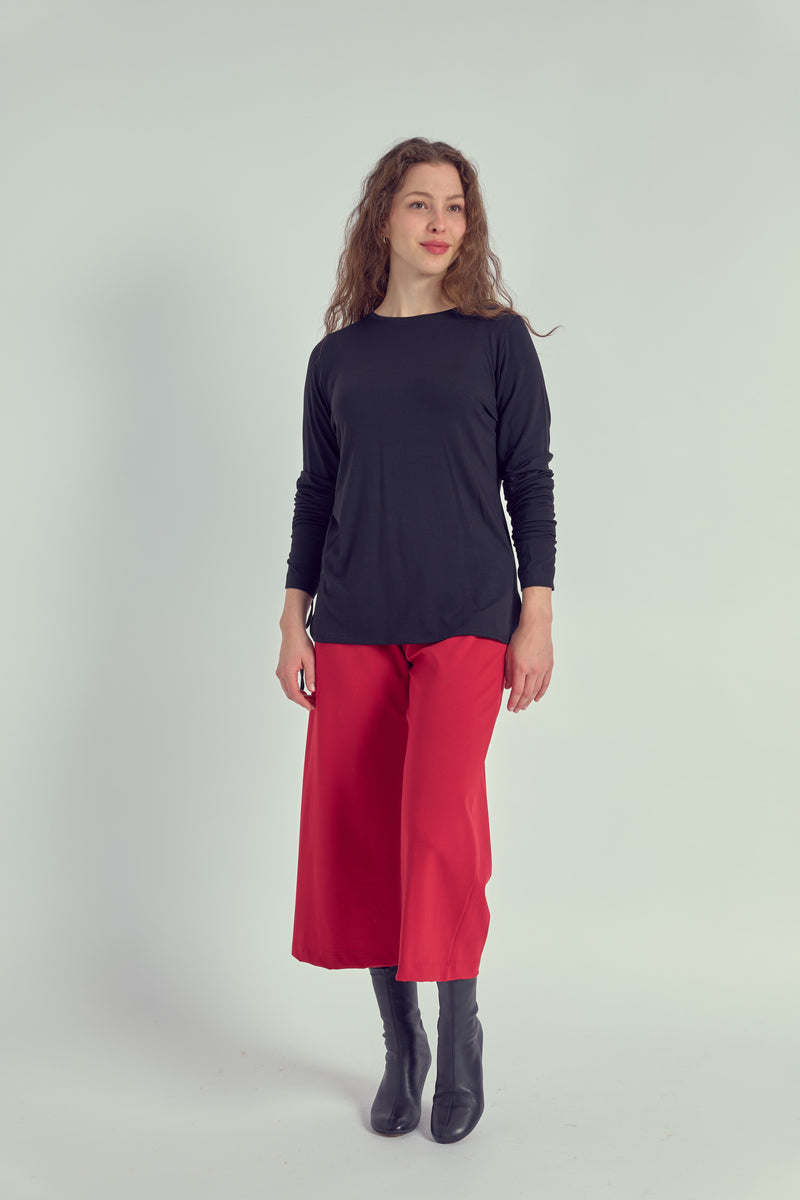 Ceres Culotte Trousers in Heavy Viscose-Jersey